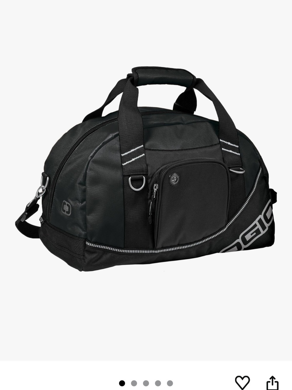 OGIO Black Men's Duffel Bag with Adjustable Shoulder Strap - Picture 11 of 14